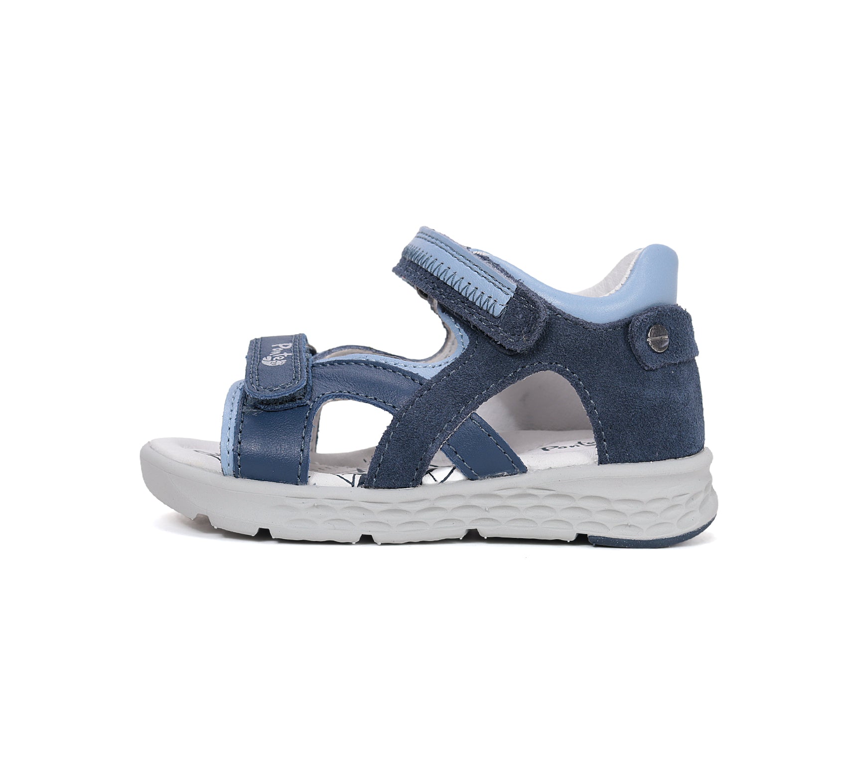 D.D.Step sandale baieti Ponte20 supinati 22-27 Royal Blue cu albastru deschis