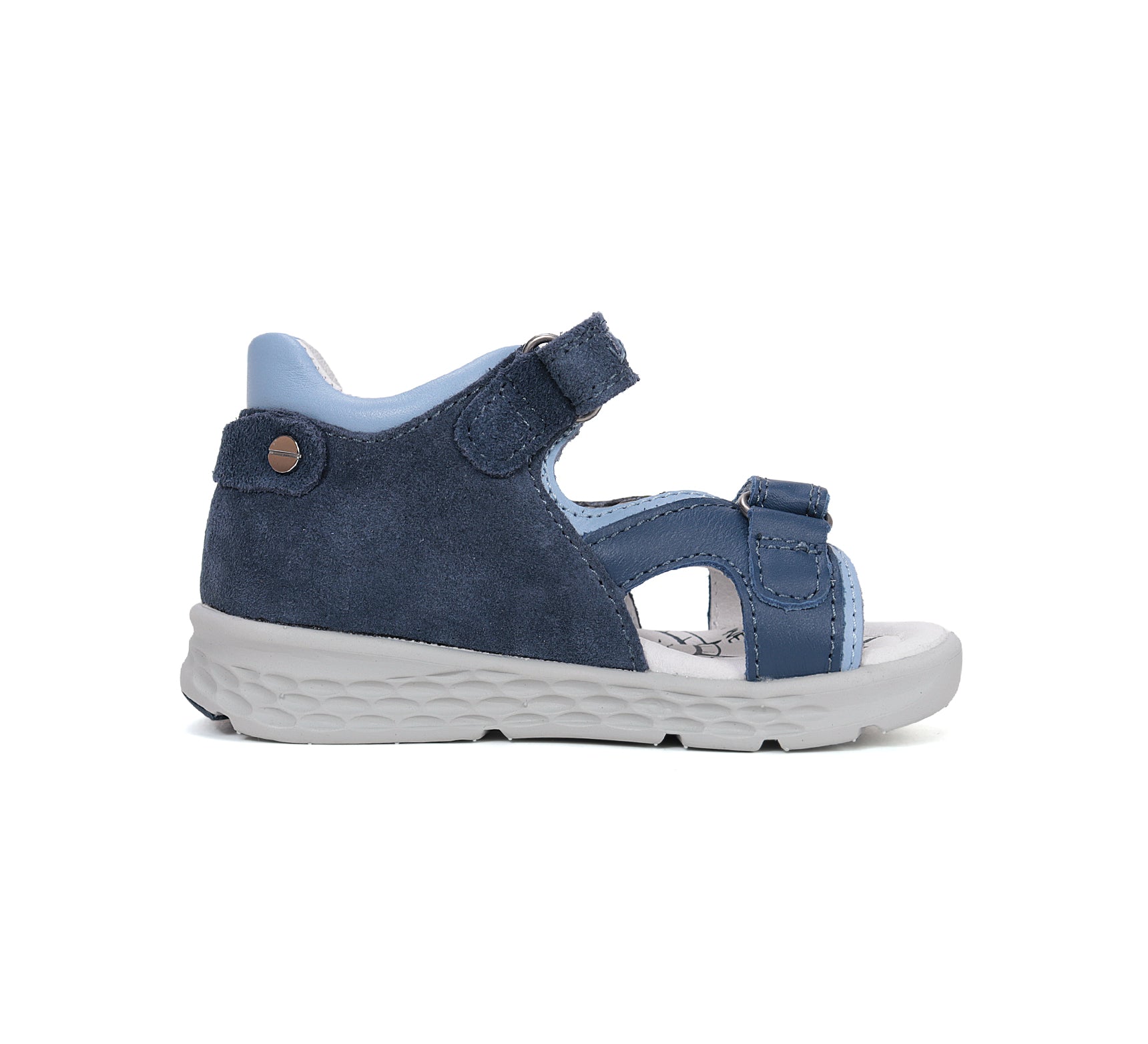 D.D.Step sandale baieti Ponte20 supinati 22-27 Royal Blue cu albastru deschis