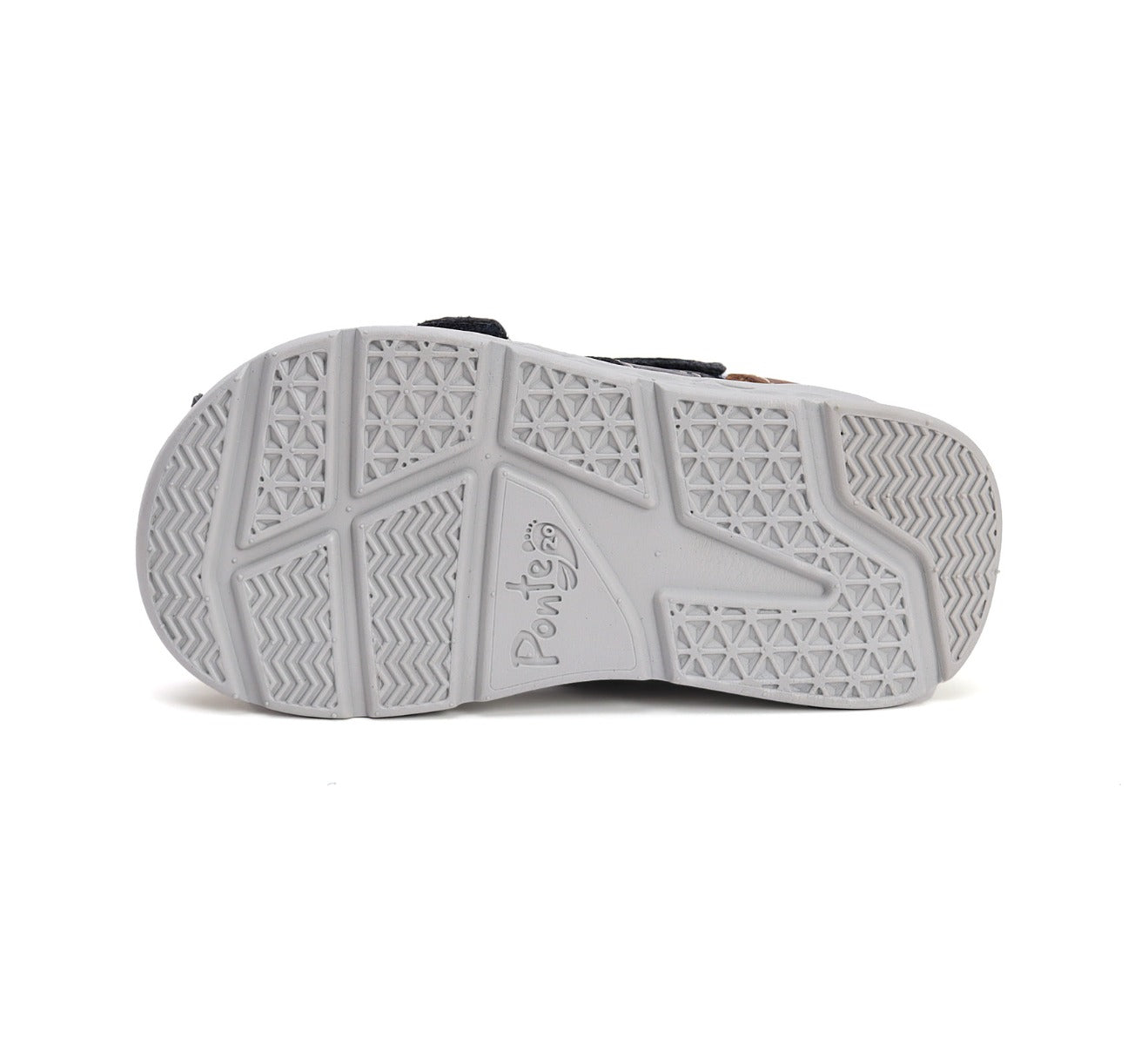 D.D.Step sandale baieti Ponte20 supinati 22-27 Royal Blue cu maro