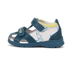 D.D.Step sandale baieti Ponte20 supinati 22-27  Royal Blue cu vaporase