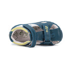 D.D.Step sandale baieti Ponte20 supinati 22-27  Royal Blue cu vaporase