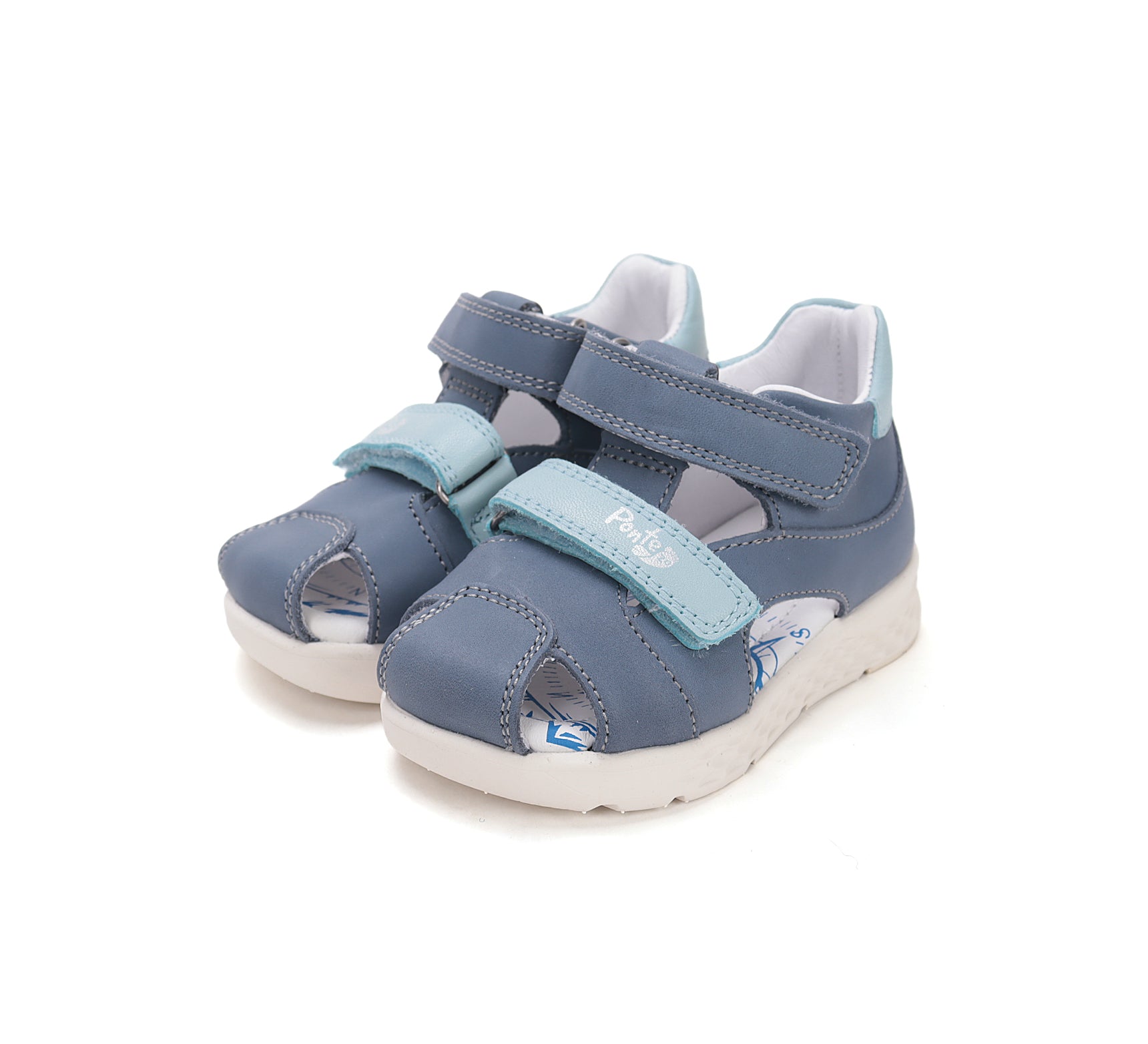 D.D.Step sandale baieti Ponte20 supinati 22-33 Aero Blue cu albastru