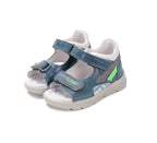 D.D.Step sandale baieti Ponte20 supinati 28-33  Royal Blue cu verde