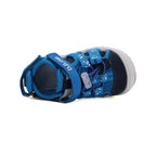 D.D.Step sandale baieti "Quick Dry" 20-25 Bermuda Blue cu masini