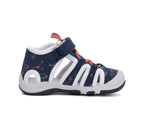 D.D.Step sandale baieti "Quick Dry" 20-25 Bermuda Blue cu stele