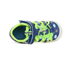 D.D.Step sandale baieti "Quick Dry" 20-25 Calypso Sky cu avioane
