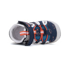 D.D.Step sandale baieti "Quick Dry" 26-31 Bermuda Blue cu stele