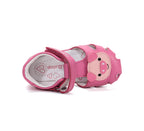 D.D.Step sandale fete 18-25 Hot Pink cu purcelus