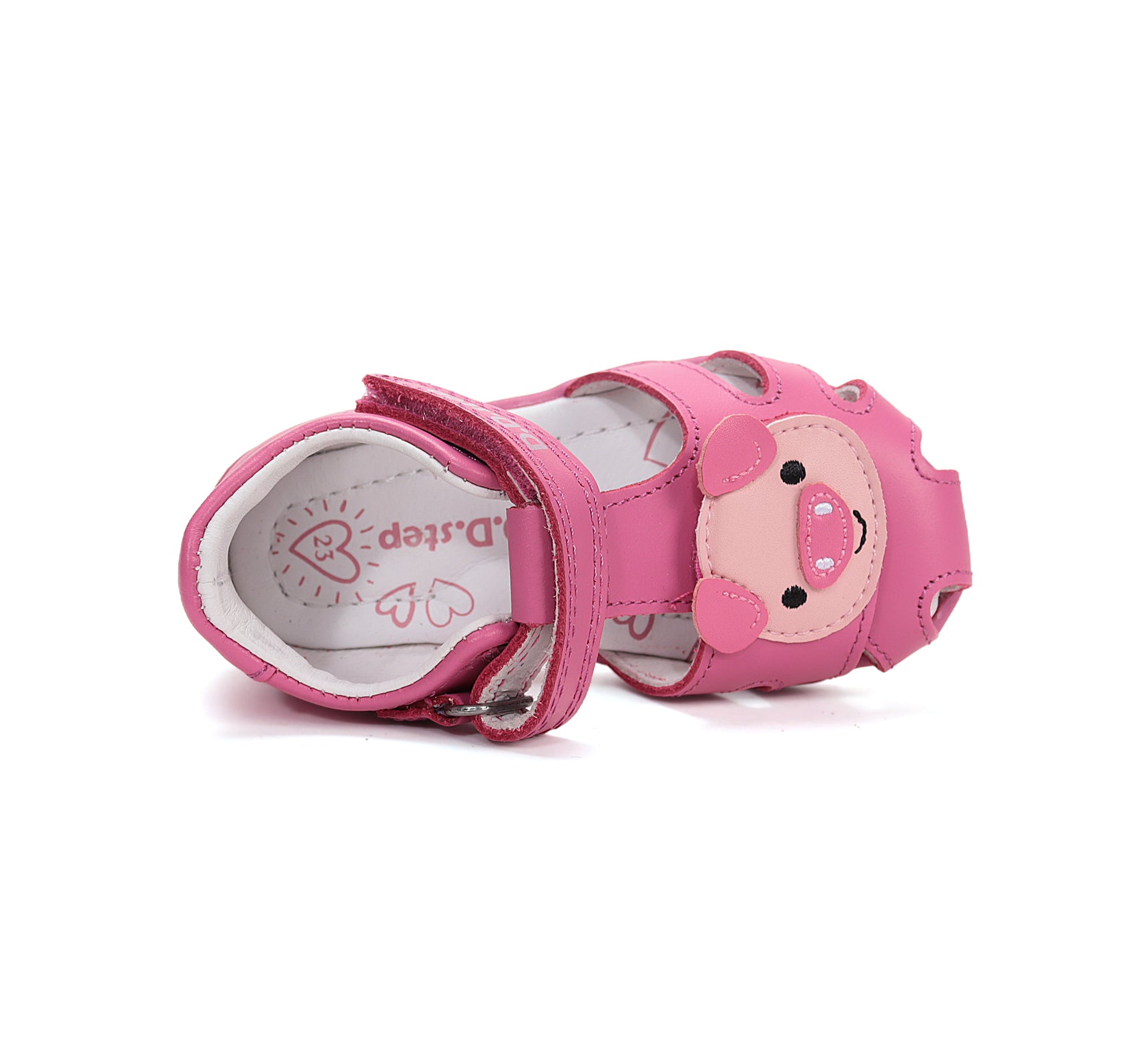 D.D.Step sandale fete 18-25 Hot Pink cu purcelus