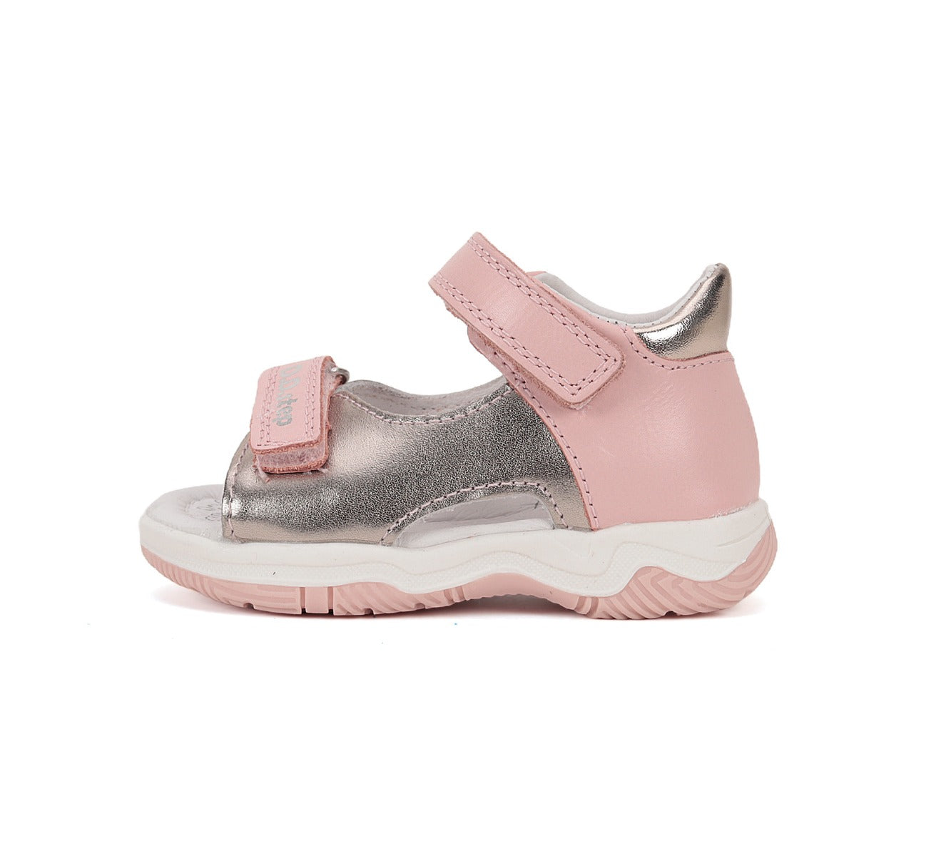D.D.Step sandale fete 25-30 Baby Pink cu auriu Imagine secundară a produsului