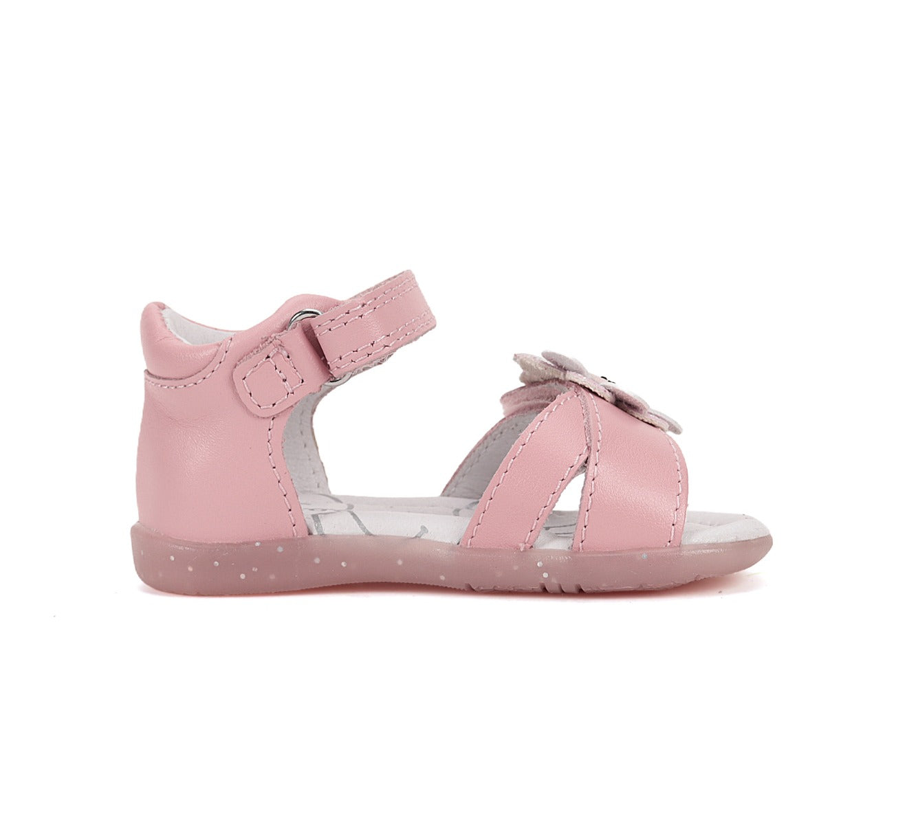 D.D.Step sandale fete 25-30 Baby Pink cu floare