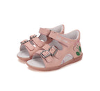 D.D.Step sandale fete 19-24 Baby Pink cu flori