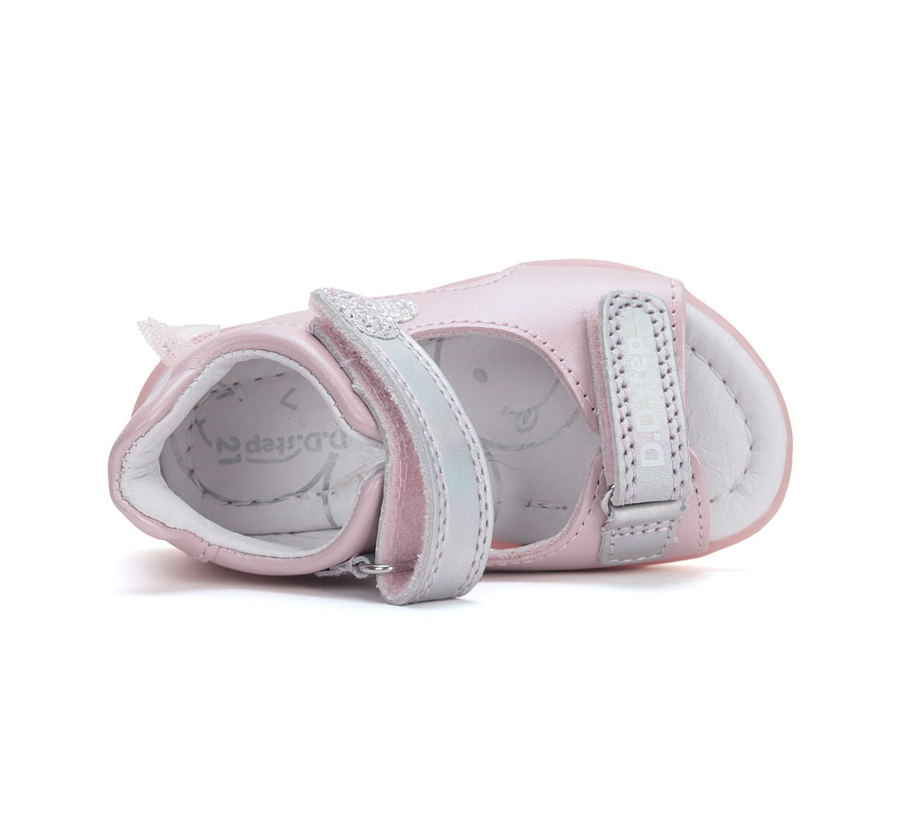 D.D.Step sandale fete 19-24 Baby Pink cu iepuras