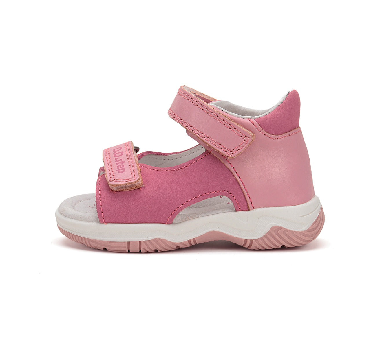 D.D.Step sandale fete 19-24 Dark Pink cu roz