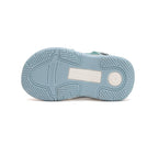 D.D.Step sandale fete 19-24 Sky Blue cu floaricele argintii
