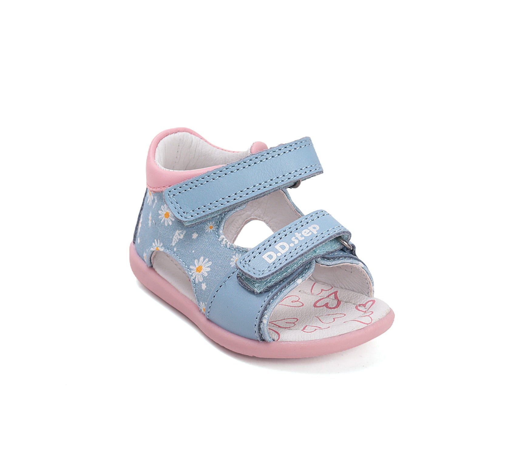 D.D.Step sandale fete 20-25 Aero Blue cu margarete