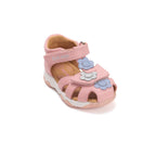 D.D.Step sandale fete 20-25 Baby Pink cu floricele
