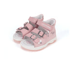 D.D.Step sandale fete 19-24 Baby Pink cu unicorn