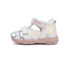 D.D.Step sandale fete 20-25 White cu desene