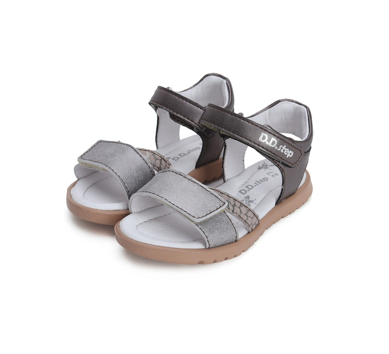 D.D.Step sandale fete 25-30, Bronze 