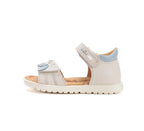 D.D.Step sandale fete 25-30 White cu frunza (Copie)
