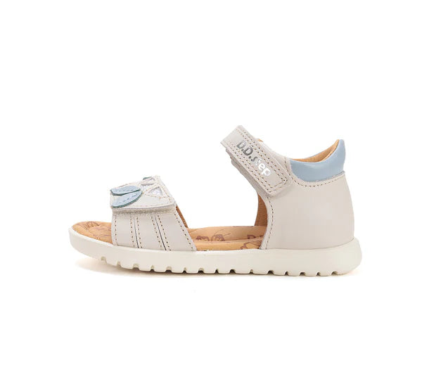 D.D.Step sandale fete 25-30 White cu frunza (Copie)