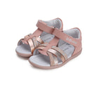 D.D.Step sandale fete 26-31, Pink cu roz gold