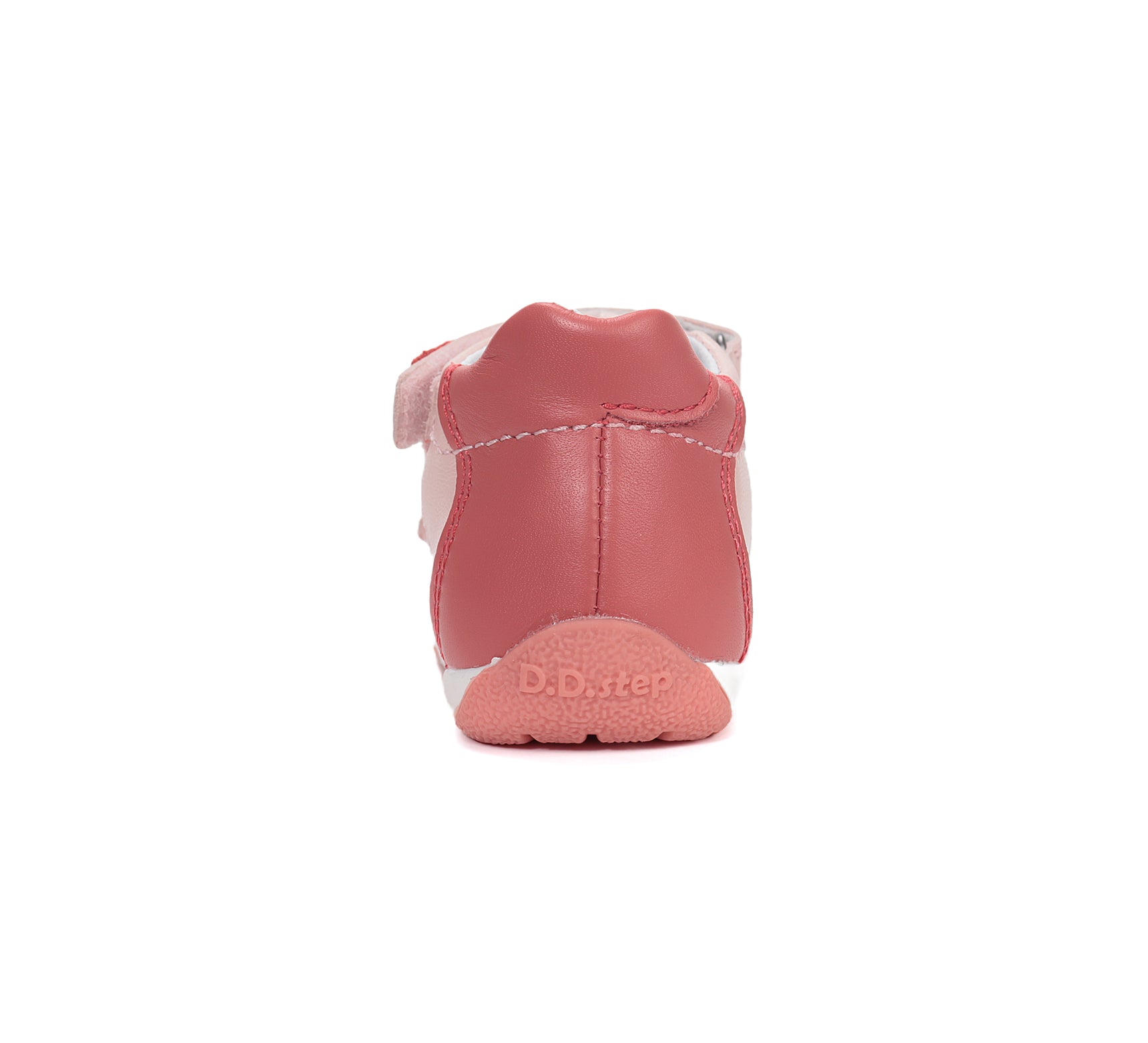 D.D.Step sandale fete piele 20-25 Baby Pink cu coral