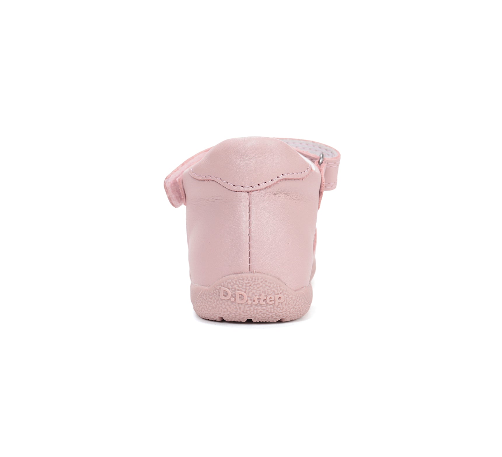 D.D.Step sandale fete piele 20-25 Baby Pink cu floare