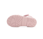 D.D.Step sandale fete piele 20-25 Baby Pink cu floare
