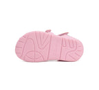 D.D.Step sandale fete piele 20-25 Daisy Pink cu floare