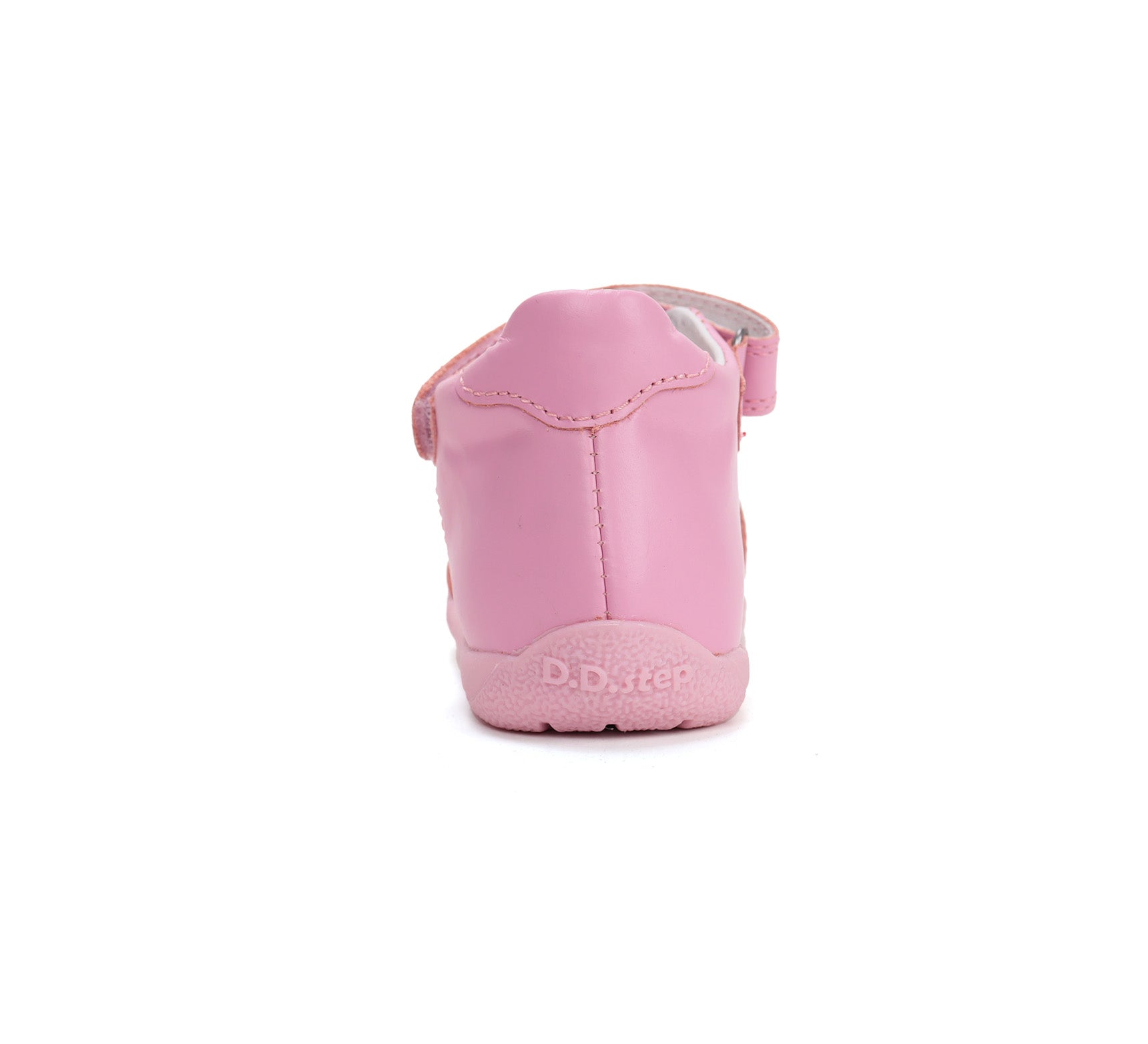 D.D.Step sandale fete piele 20-25 Daisy Pink cu floare