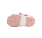 D.D.Step sandale fete piele 20-25 Rose Gold cu pudrat