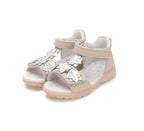 D.D.Step sandale fete Ponte20 supinati 28-33 Champagne cu floricele