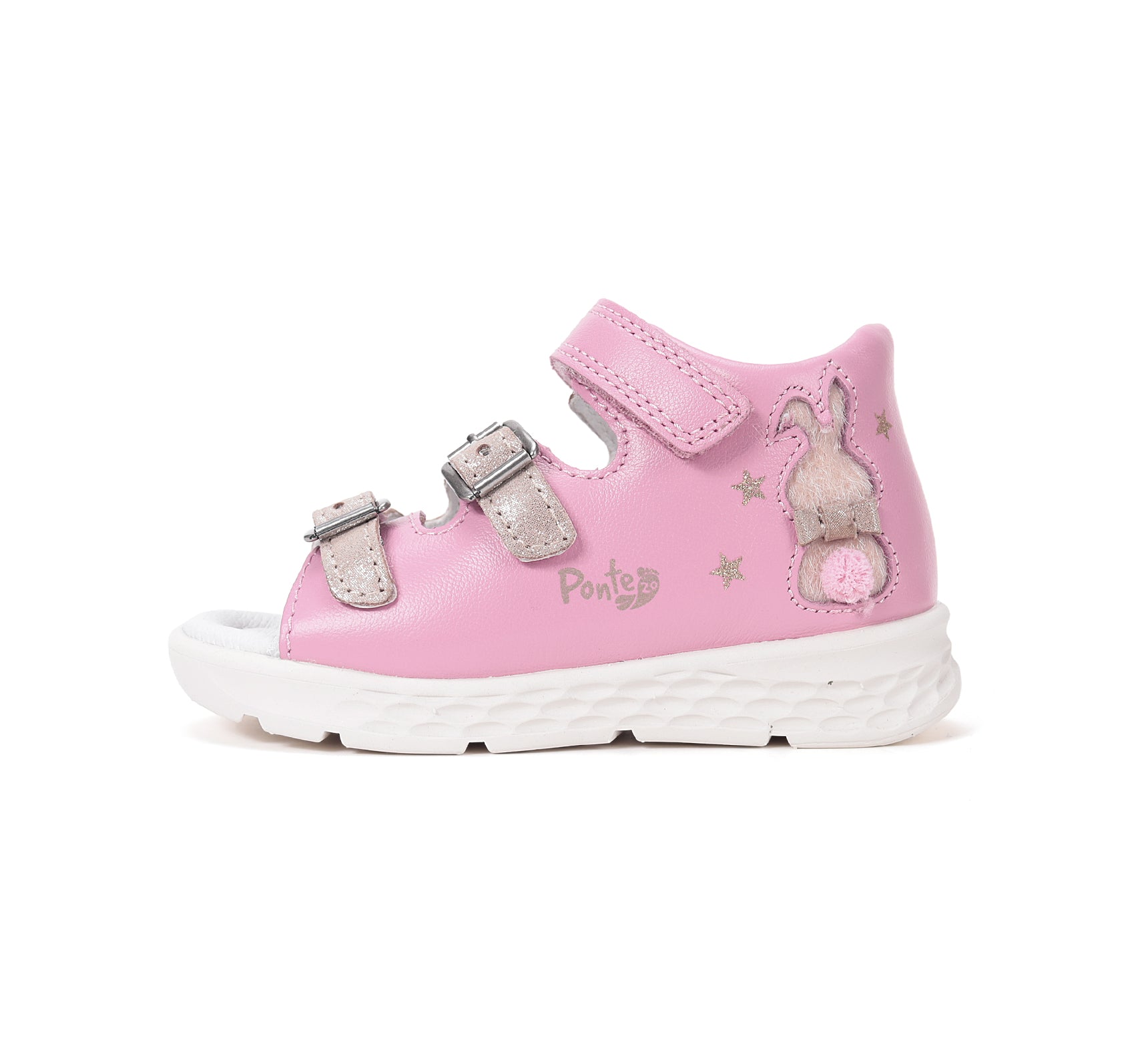 D.D.Step sandale fete Ponte20 supinati 22-27 Daisy Pink cu iepuras