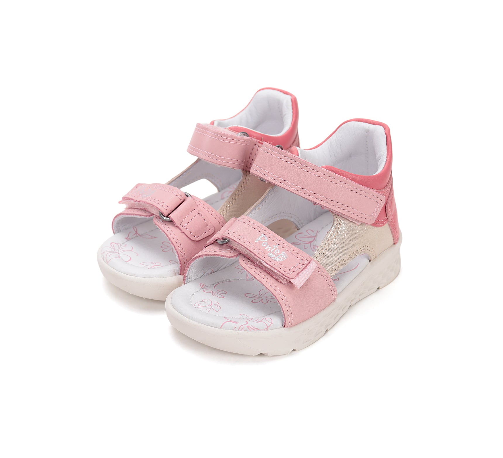 D.D.Step sandale fete Ponte20 supinati 22-27 Hot Pink combinat