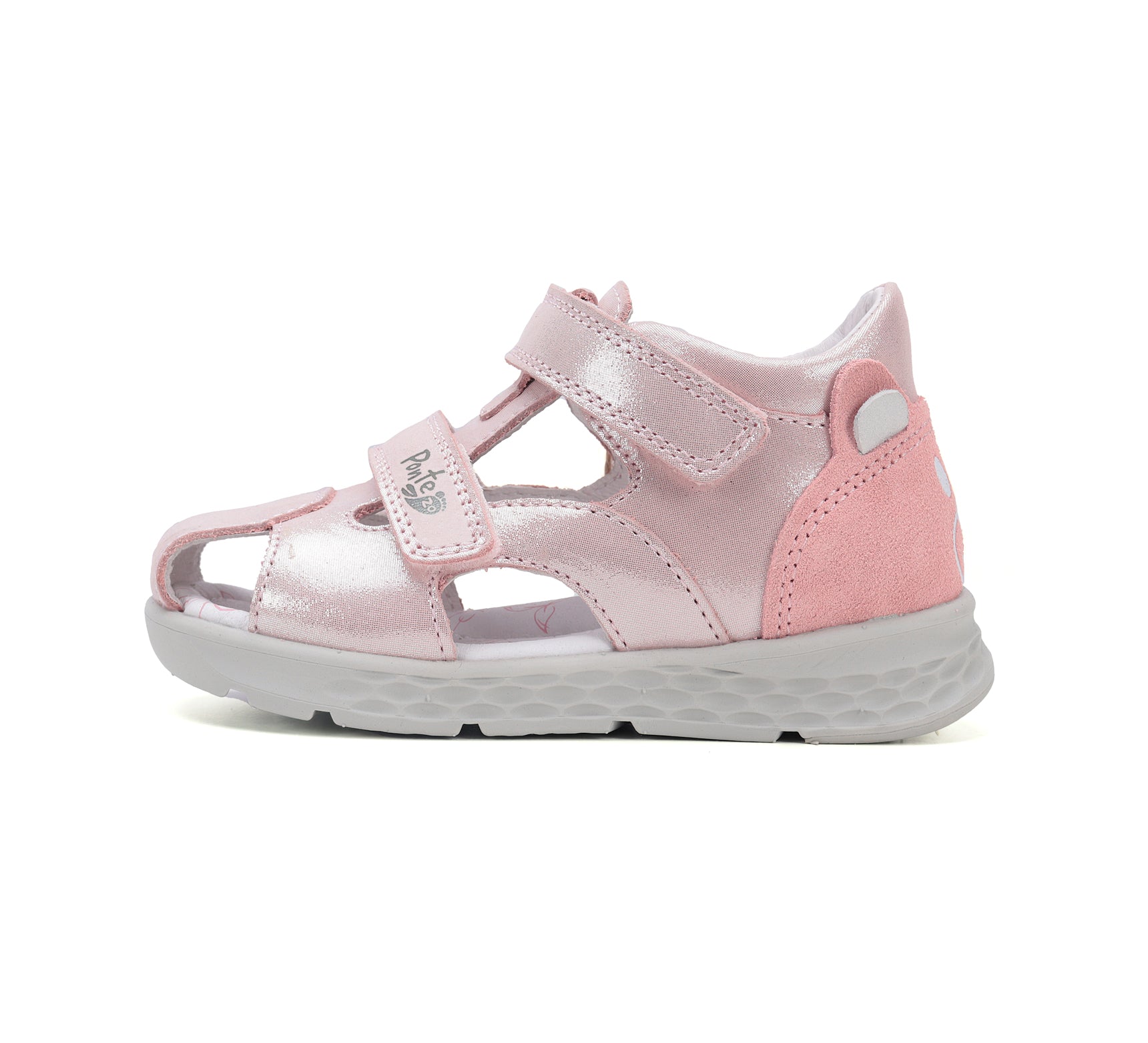 D.D.Step sandale fete Ponte20 supinati 22-27 Rose Gold cu ursulet