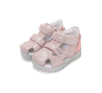 D.D.Step sandale fete Ponte20 supinati 22-27 Rose Gold cu ursulet