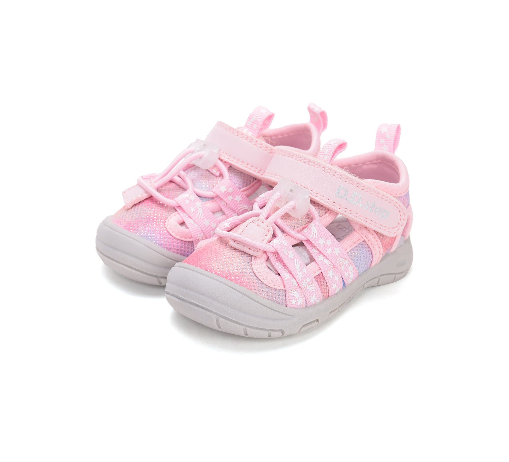 D.D.Step sandale fete "Quick Dry" 26-31 Strawberry cu stelute