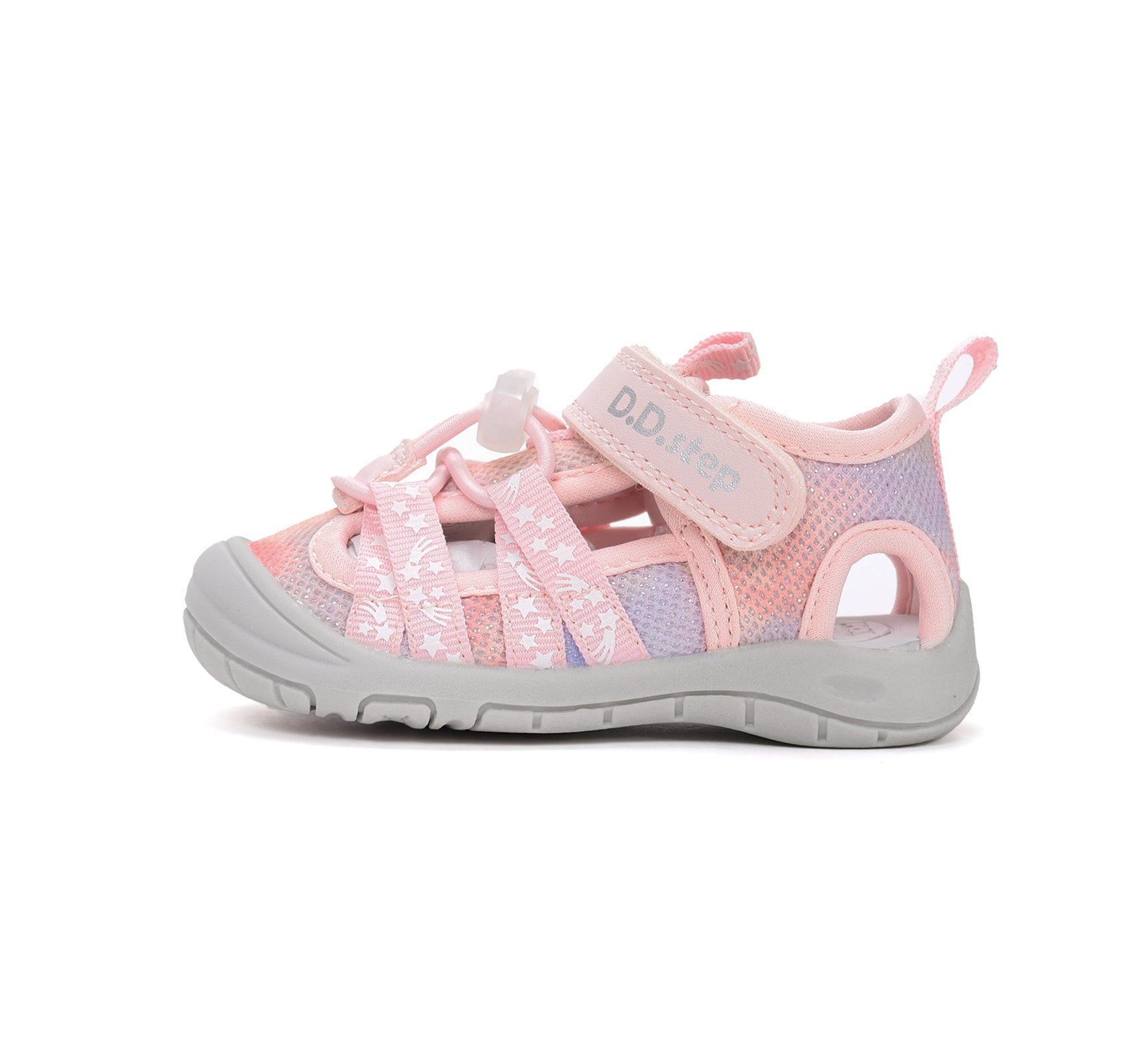 D.D.Step sandale fete "Quick Dry" 20-31 Baby Pink cu stelute Imagine secundară a produsului
