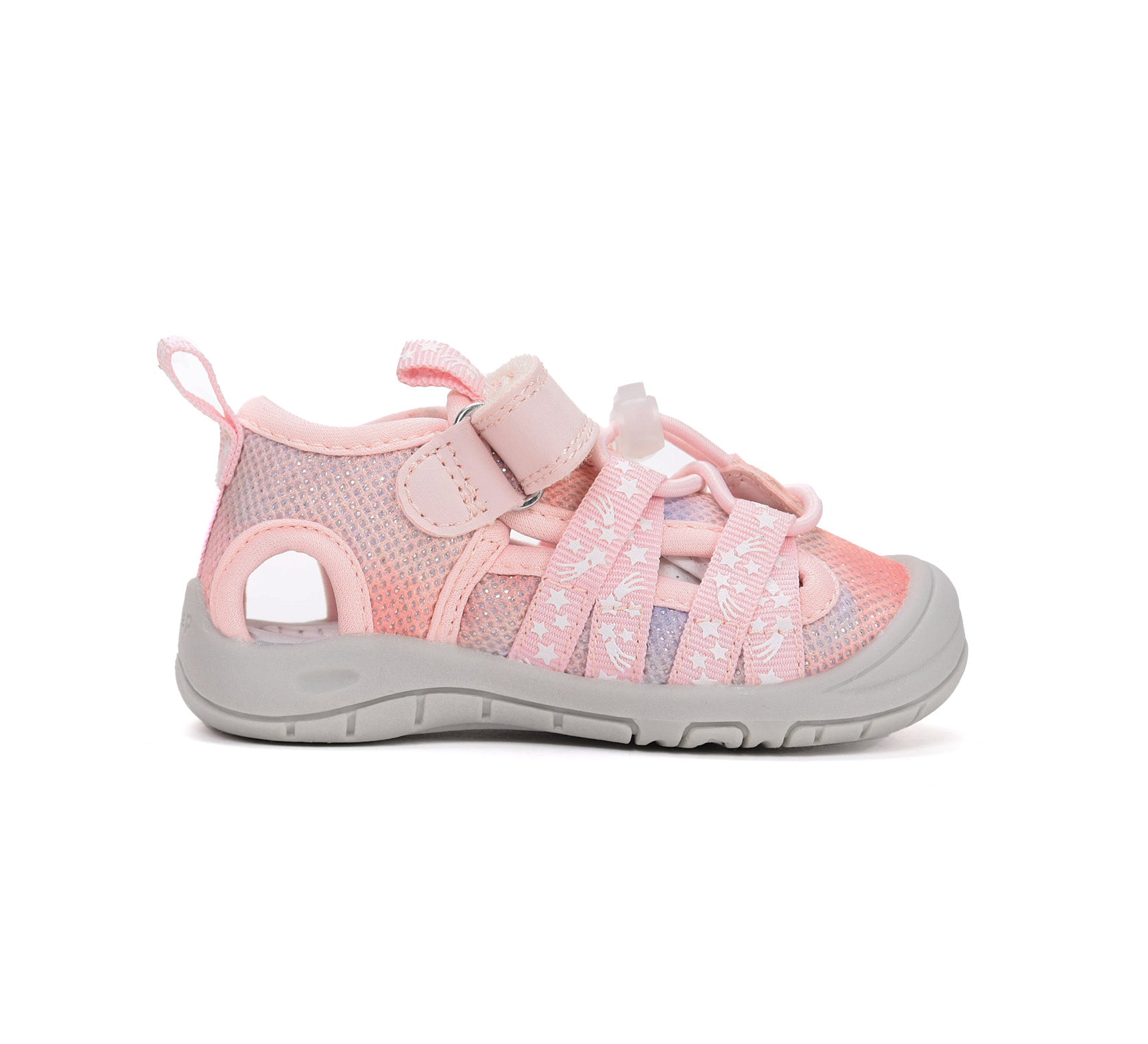 D.D.Step sandale fete "Quick Dry" 20-31 Baby Pink cu stelute