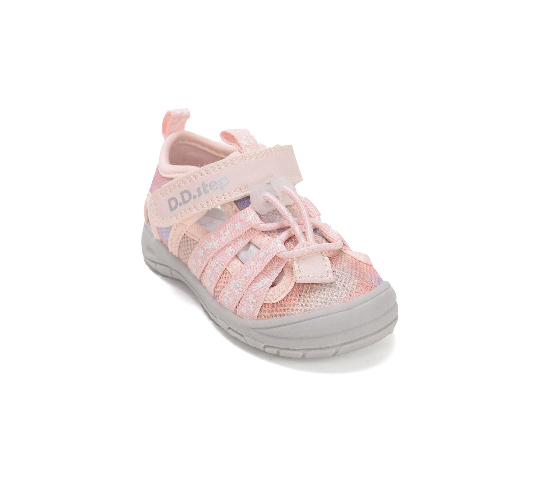 D.D.Step sandale fete "Quick Dry" 20-31 Baby Pink cu stelute