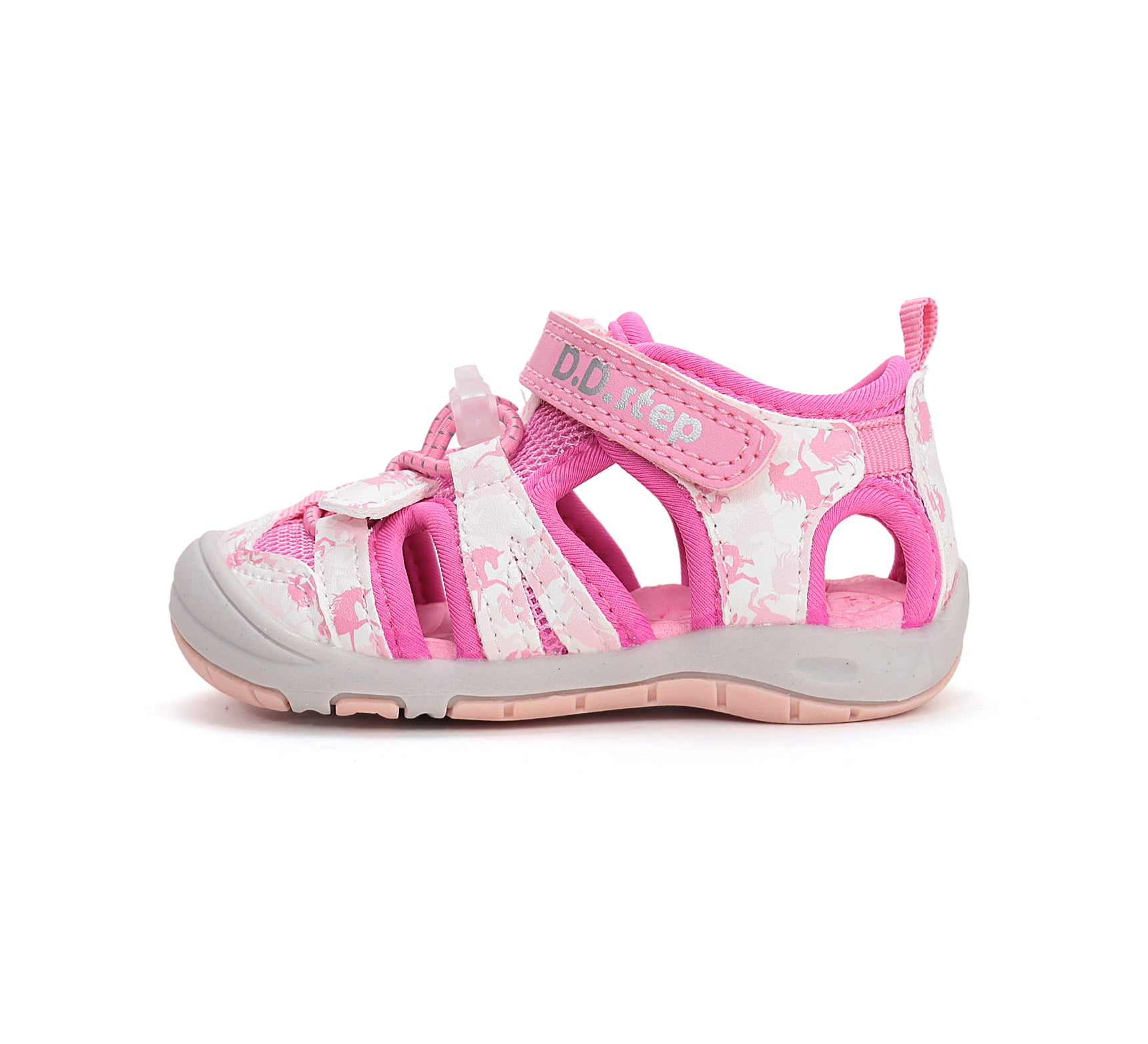 D.D.Step sandale fete "Quick Dry" 20-31 Hot Pink cu unicorn Imagine secundară a produsului