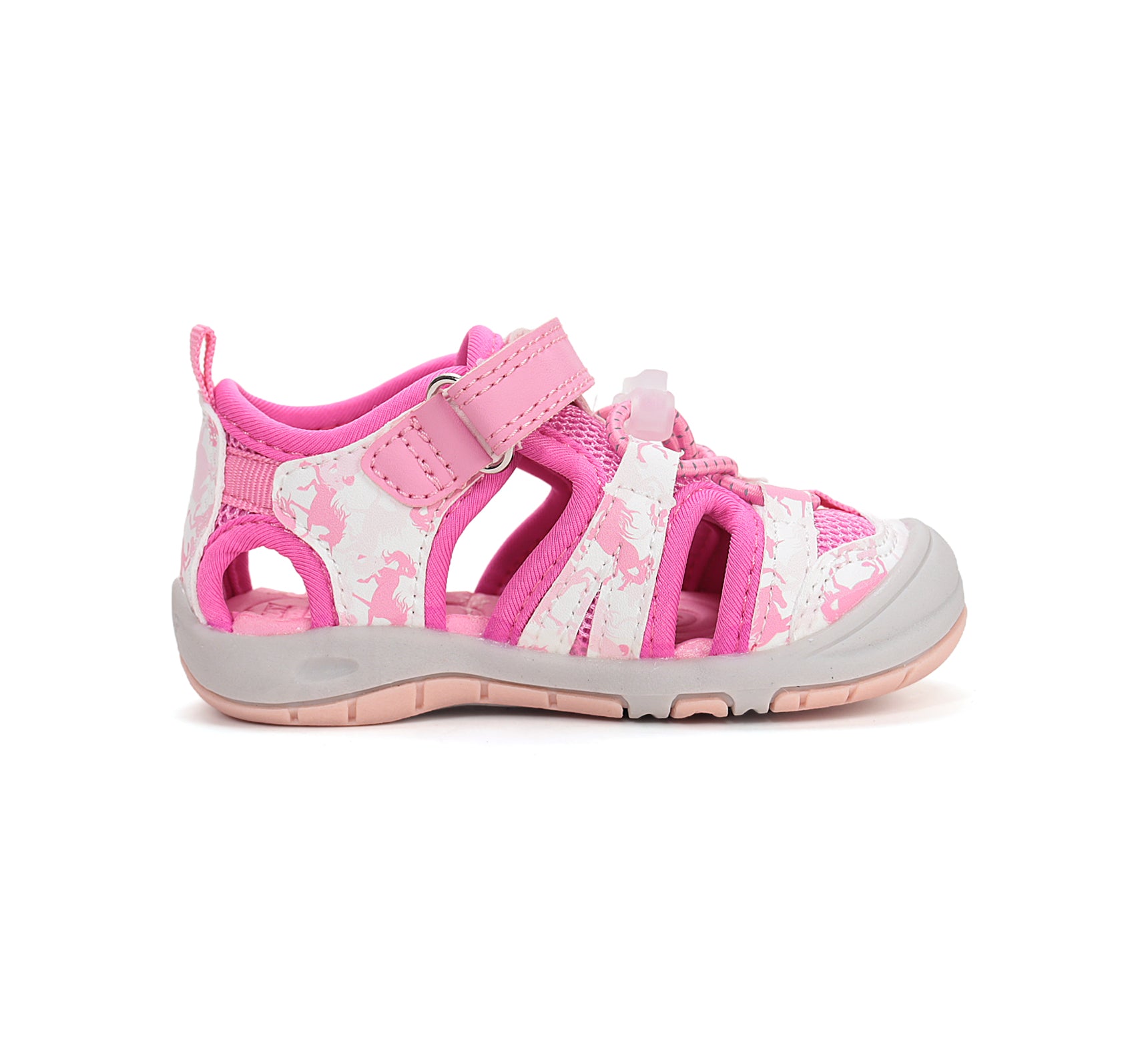 D.D.Step sandale fete "Quick Dry" 20-31 Hot Pink cu unicorn