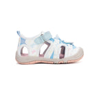D.D.Step sandale fete "Quick Dry" 20-31 White cu fluturas