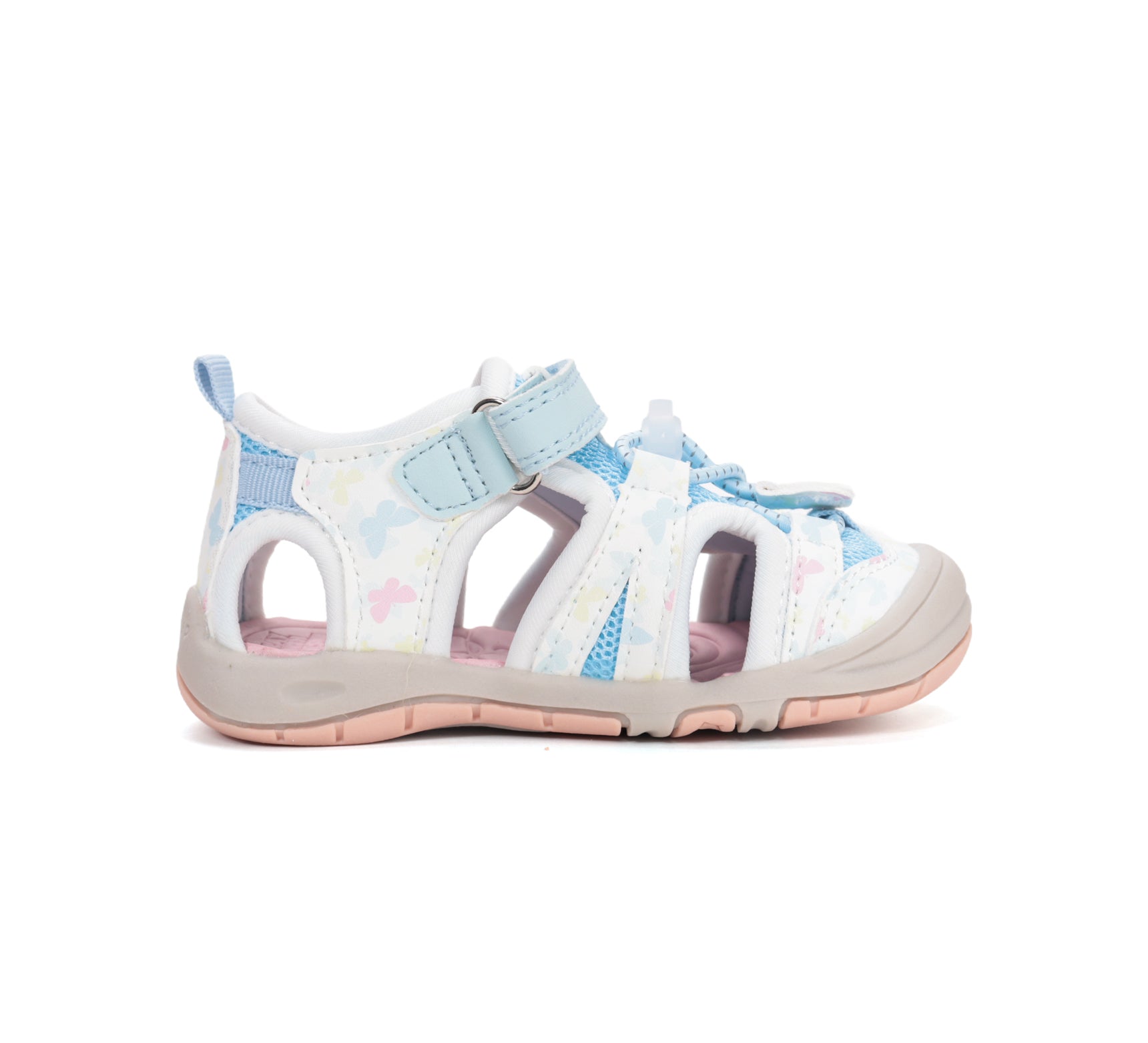 D.D.Step sandale fete "Quick Dry" 20-31 White cu fluturas