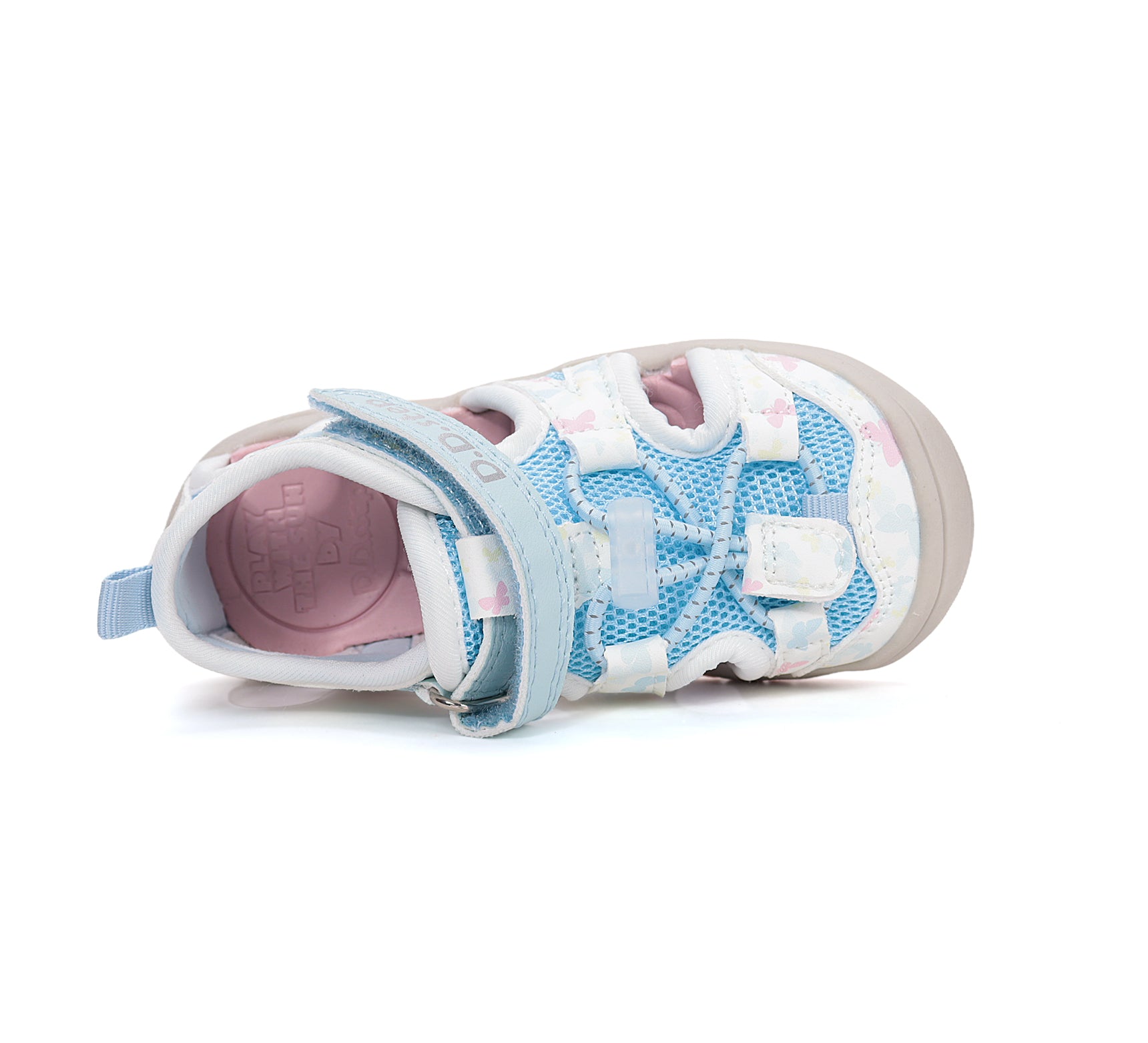 D.D.Step sandale fete "Quick Dry" 20-31 White cu fluturas