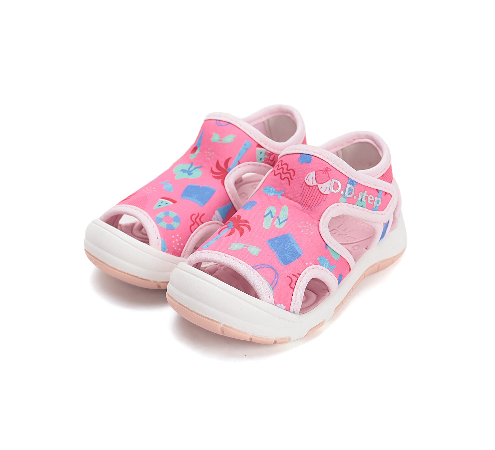 D.D.Step sandale fete"Quick Dry" 20-31 Daisy Pink Beach