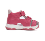 D.D.Step sandale fetite 20-25 Dark Pink cu inimoara