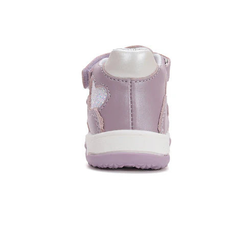 D.D.Step sandale fetite 26-31 Mauve cu inimoara